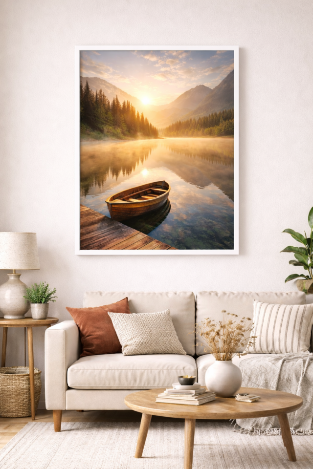 50X70 Çerçeve Beyaz