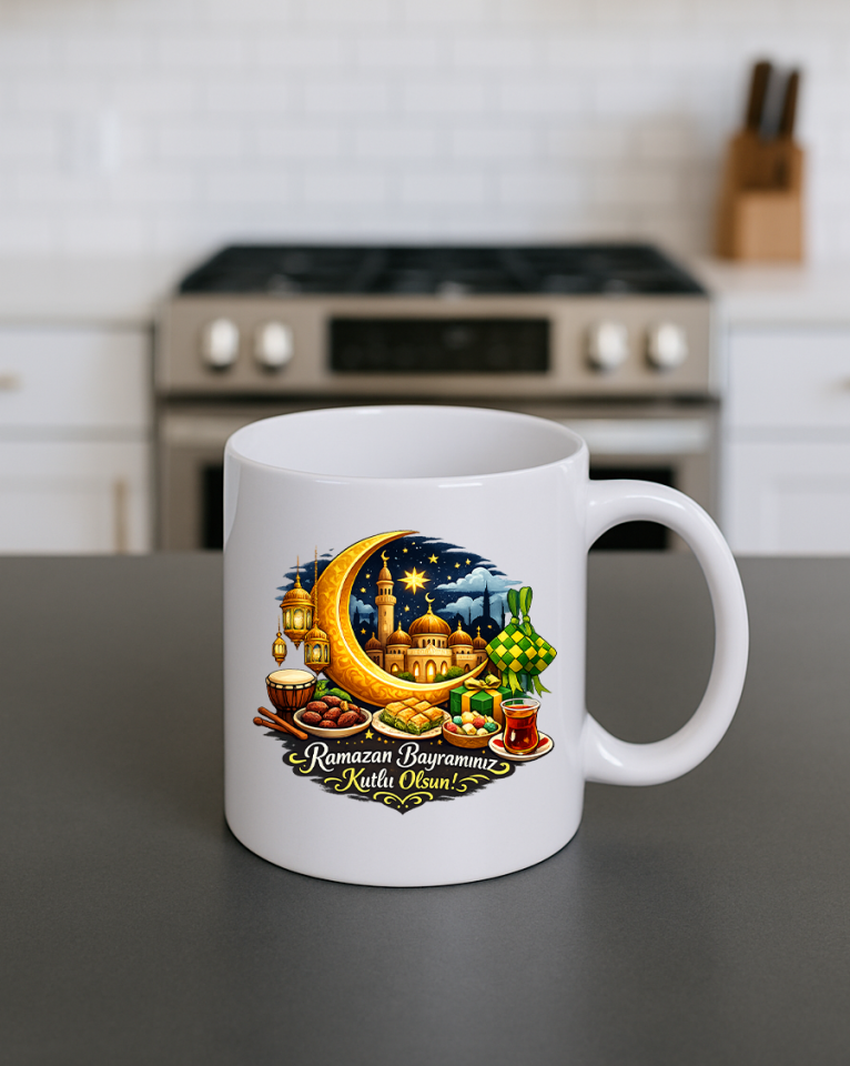 Ramazan Bayramına Özel Tasarımlı Kupa