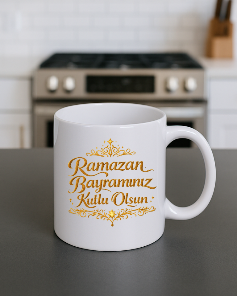 Ramazan Bayramına Özel Tasarımlı Kupa 6. Tasarım