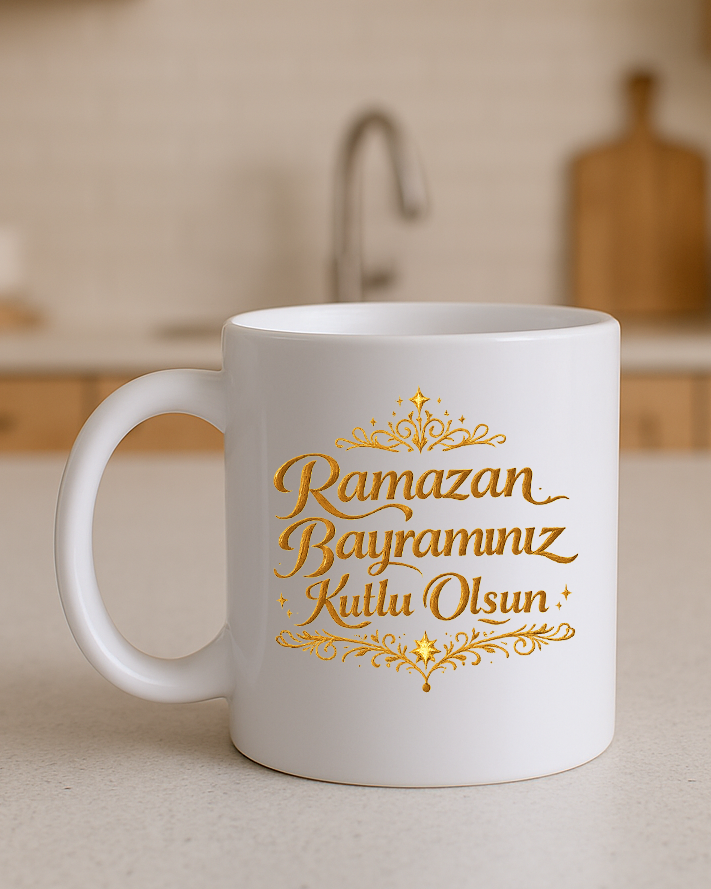 Ramazan Bayramına Özel Tasarımlı Kupa 6. Tasarım