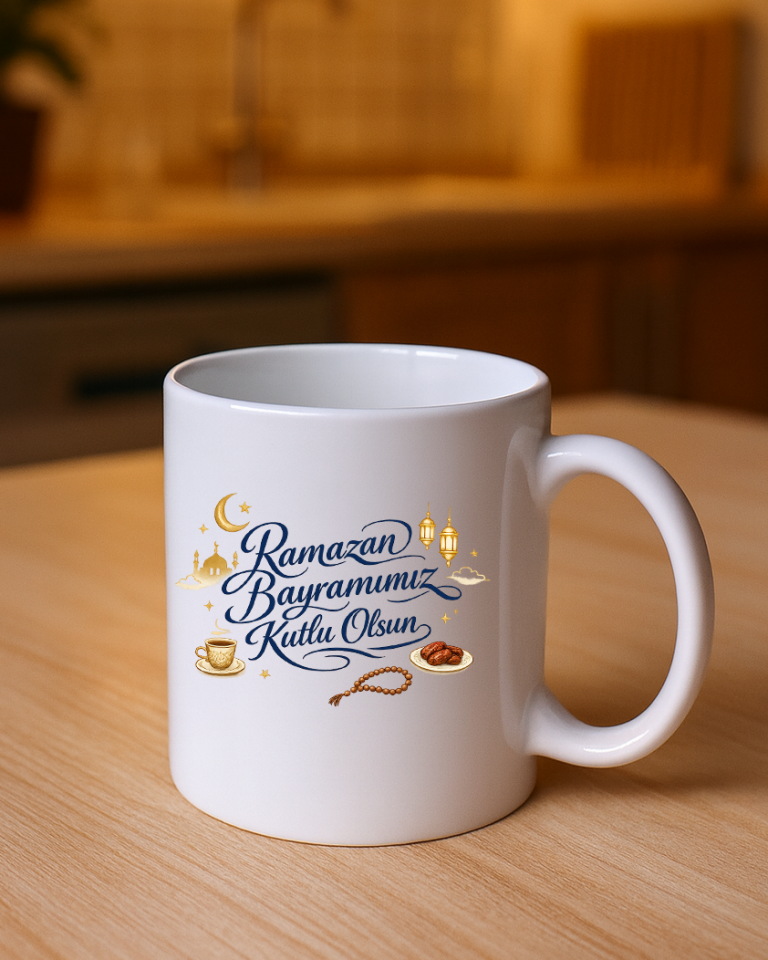 Ramazan Bayramına Özel Tasarımlı Kupa 7. Tasarım