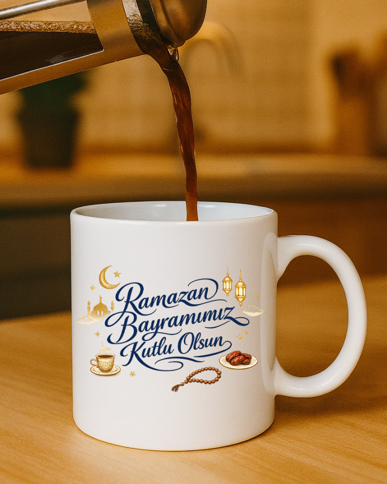 Ramazan Bayramına Özel Tasarımlı Kupa 7. Tasarım