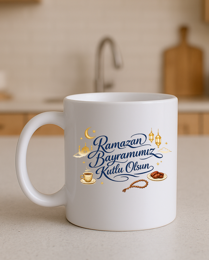 Ramazan Bayramına Özel Tasarımlı Kupa 7. Tasarım