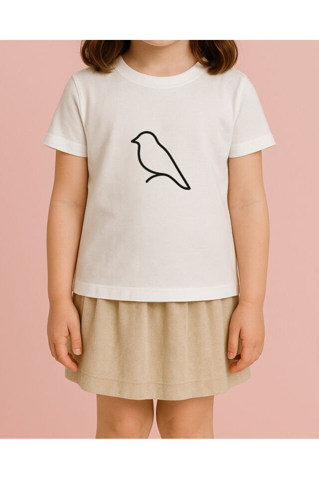 Tişört Unisex Çocuk (Kuş)