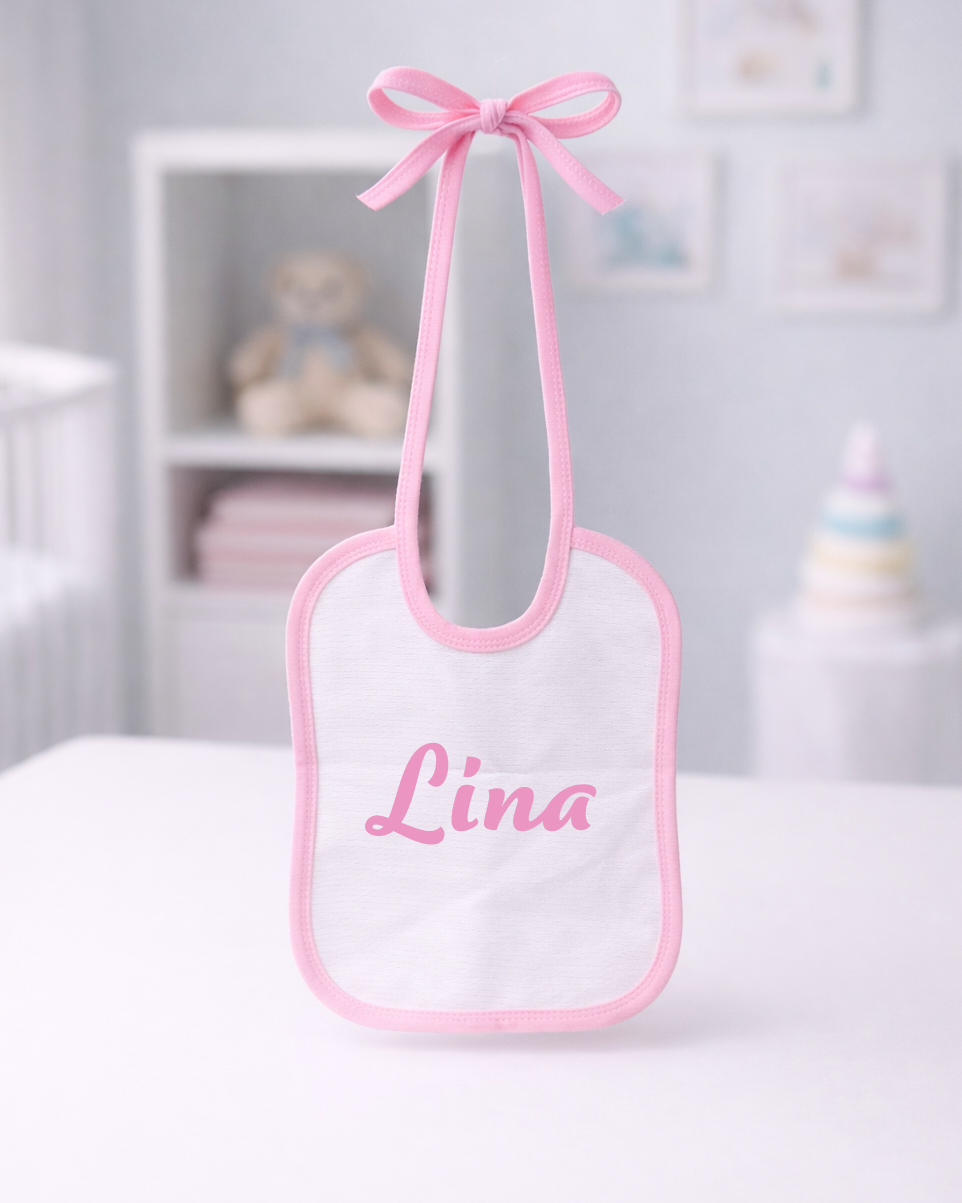 Kişiye Özel Baskılı Bebek Önlüğü