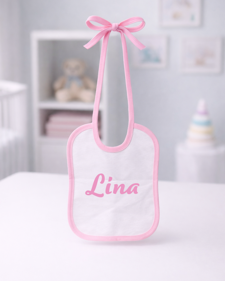  Kişiye Özel Baskılı Bebek Önlüğü