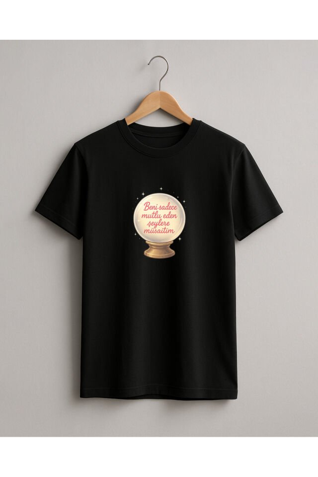 Tişört Unisex (Küre) Kadin Si̇yah - XL