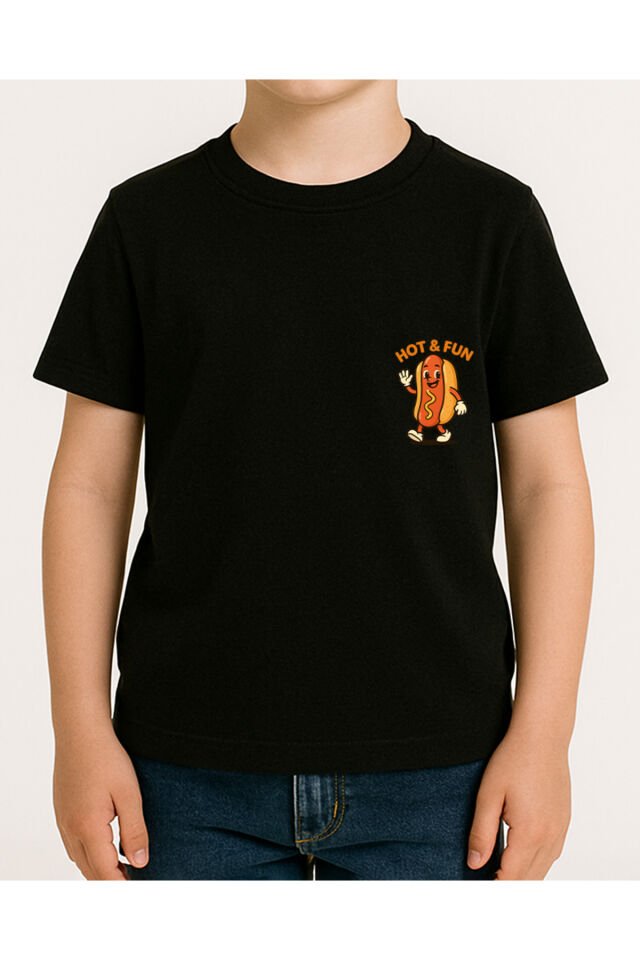 Tişört Unisex Çocuk (Sosisli)