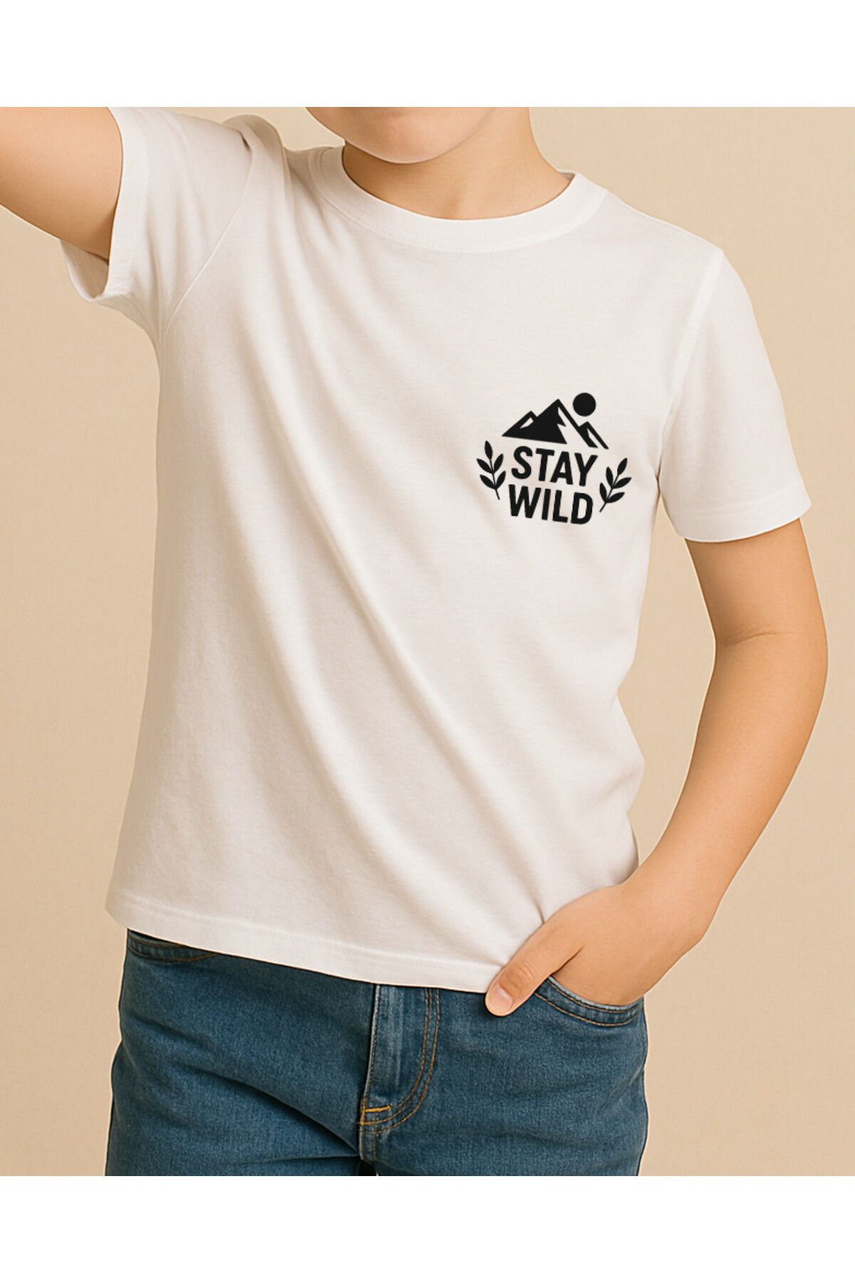 Tişört Unisex Çocuk (Stay Wıld 2)