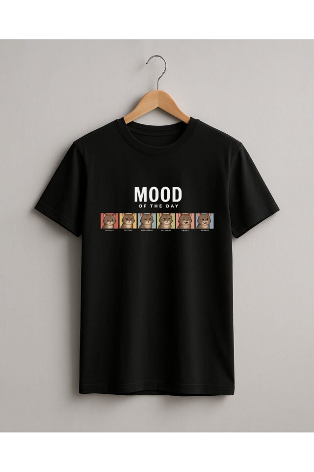 Tişört Unisex (Mood) Kadin Si̇yah - S