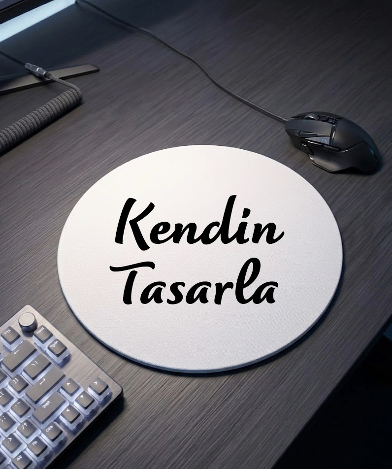Kişiye Özel Baskılı Mousepad (Yuvarlak)