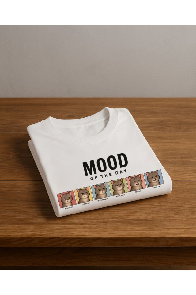 Tişört Unisex Çocuk (Mood) Erkek Beyaz - 10-11 Yaş