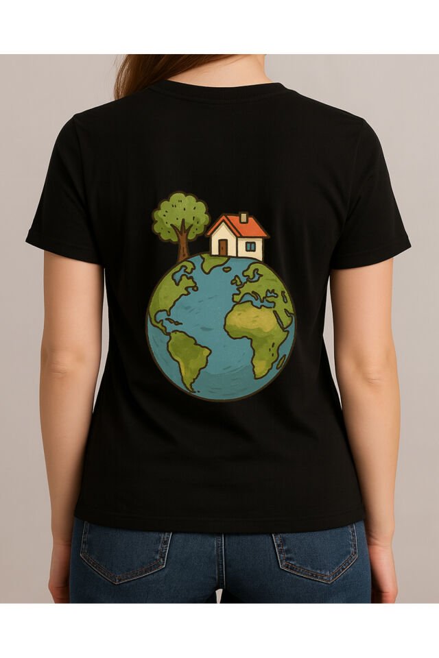 Tişört Unisex (Dünya Ev)