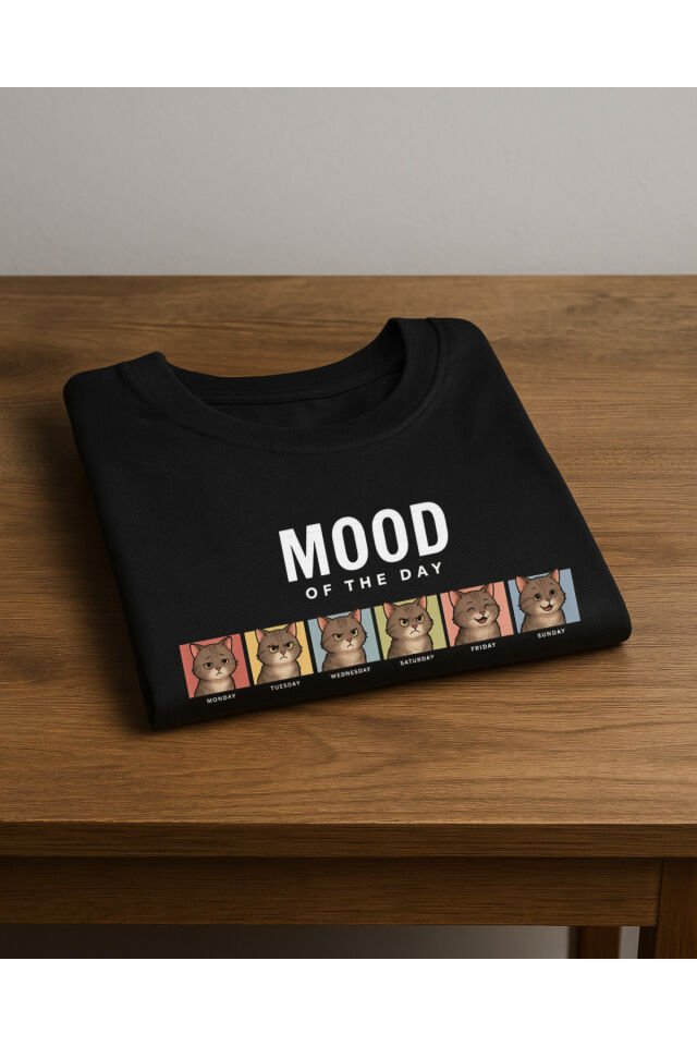 Tişört Unisex Çocuk (Mood) Kiz Si̇yah - 10-11 Yaş