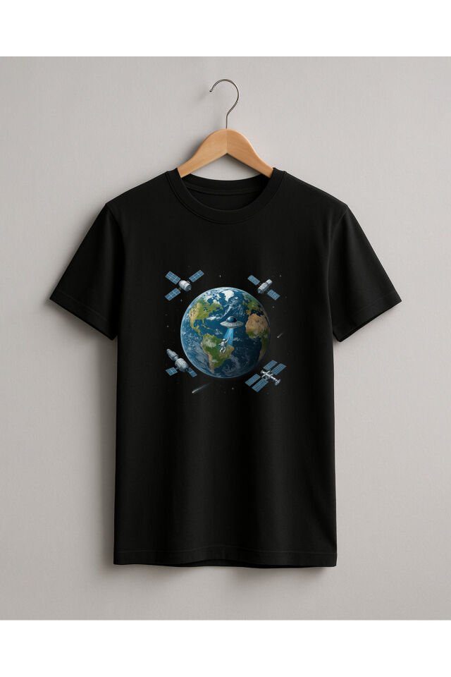 Tişört Unisex (Dünya Uydu)