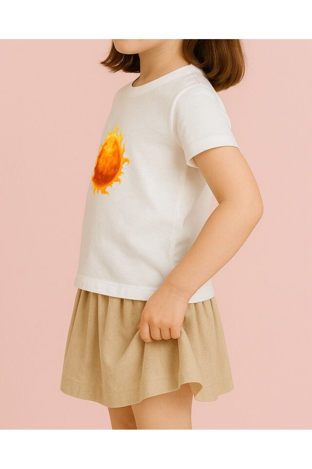 Tişört Unisex Çocuk (Güneş)