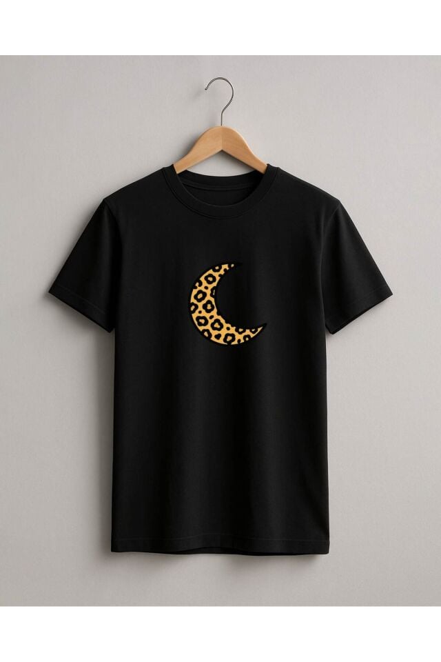 TİŞÖRT UNİSEX ( LEOPAR AY )