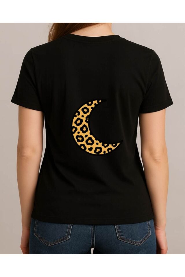 TİŞÖRT UNİSEX ( LEOPAR AY )