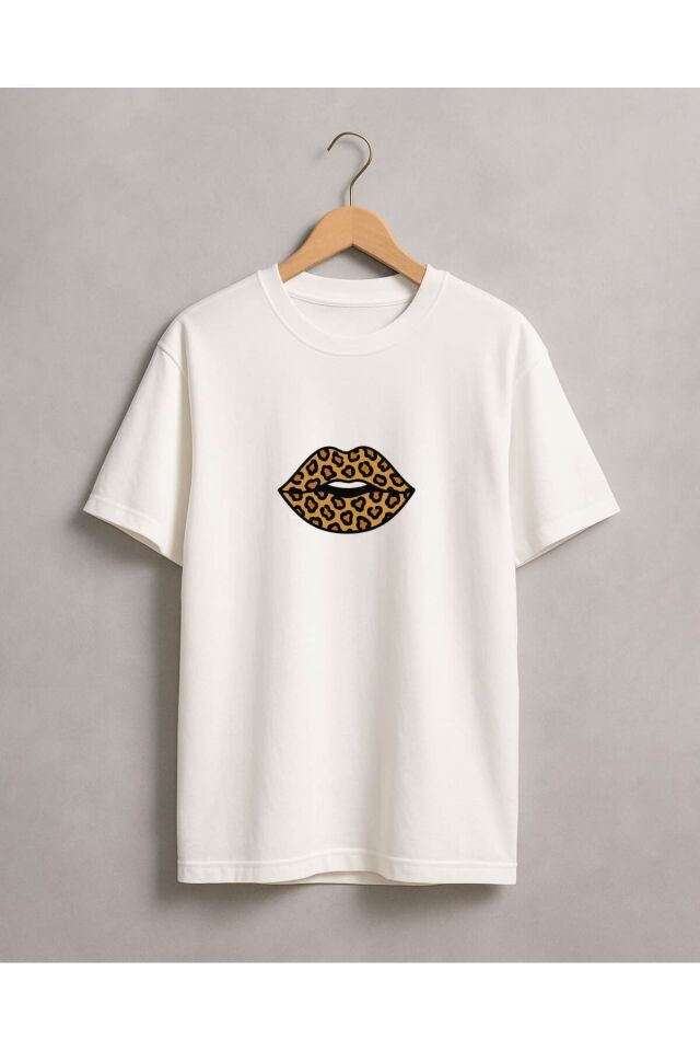 Tişört Unisex (Leopar Dudak)