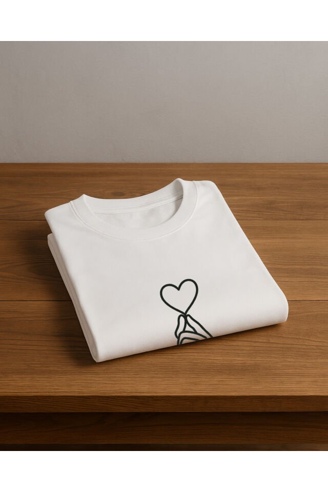 Tişört Unisex (Kamp) Kiz Beyaz - 4-5 Yaş