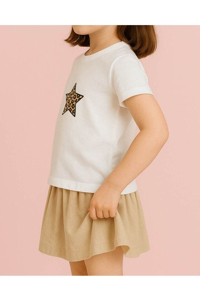 TİŞÖRT UNİSEX ÇOCUK ( LEOPAR YILDIZ )