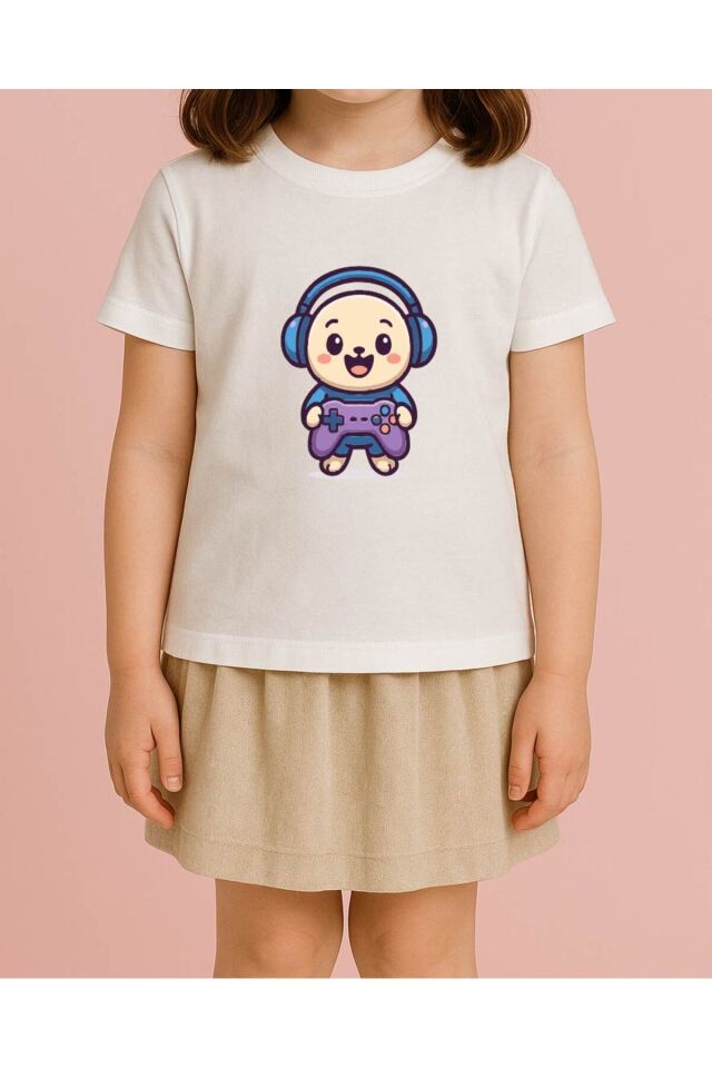 Tişört Unisex Çocuk (Oyun Kolu)