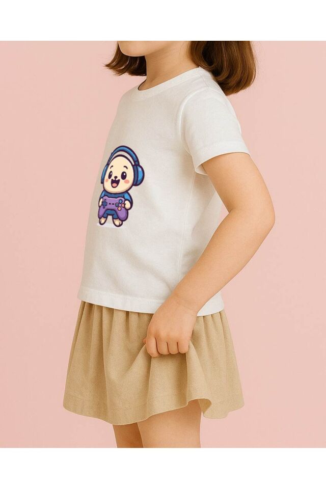 Tişört Unisex Çocuk (Oyun Kolu)