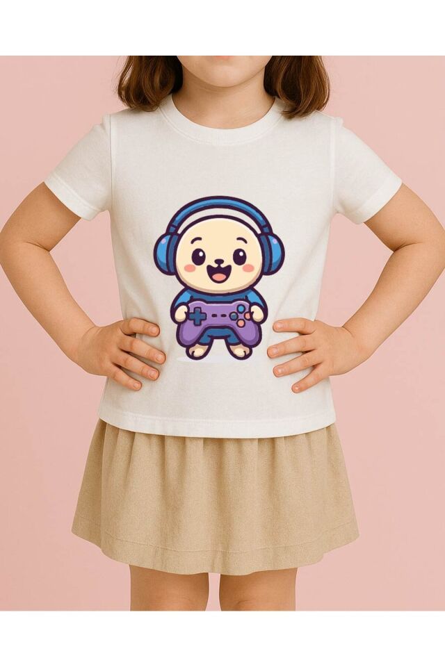 Tişört Unisex Çocuk (Oyun Kolu)