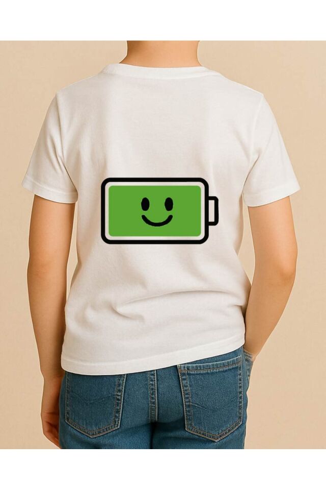 Tişört Unisex Çocuk (Şarj Mutlu)