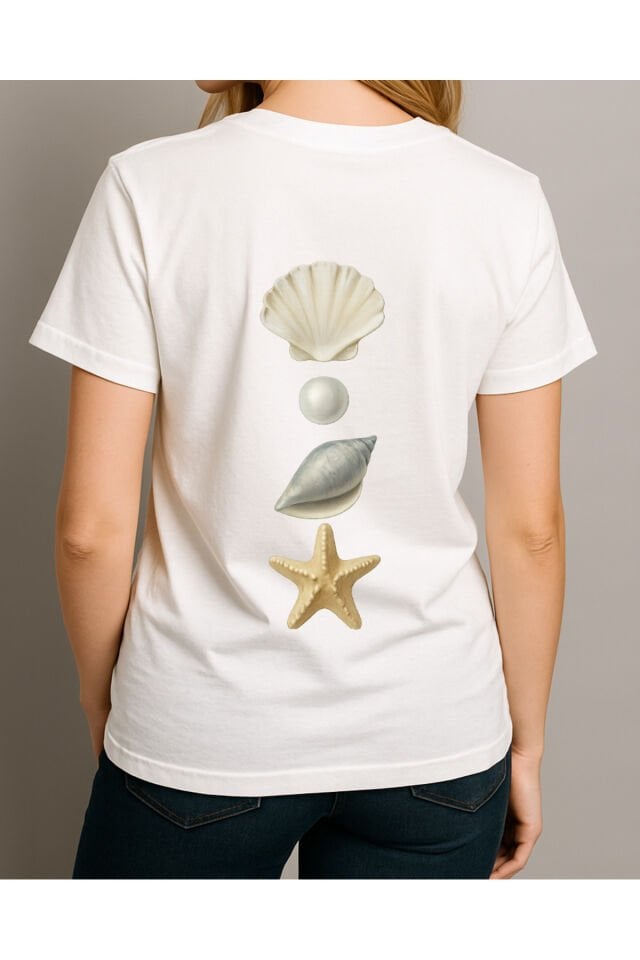 TİŞÖRT UNİSEX ( DENİZ KABUKLARI )