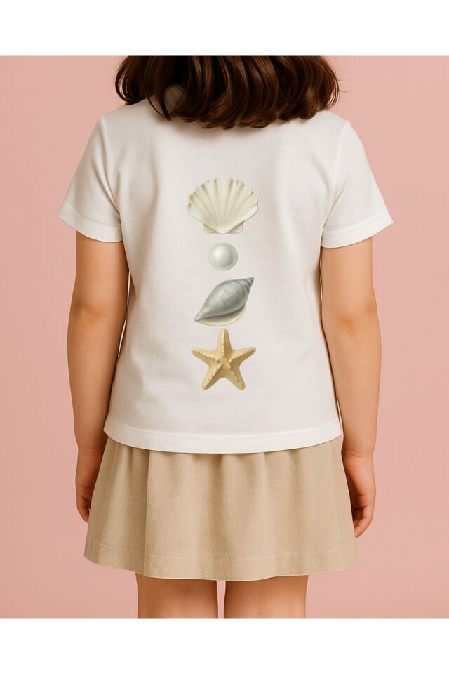 Tişört Unisex Çocuk (Deniz Kabukları)