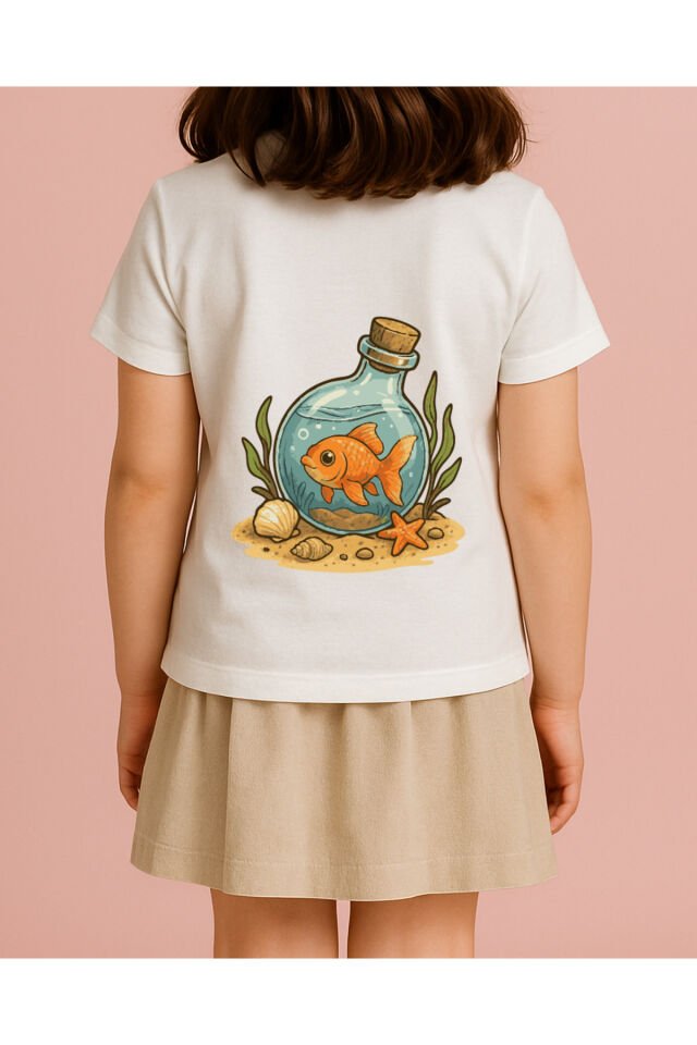 Tişört Unisex Çocuk (Fanus Balık)