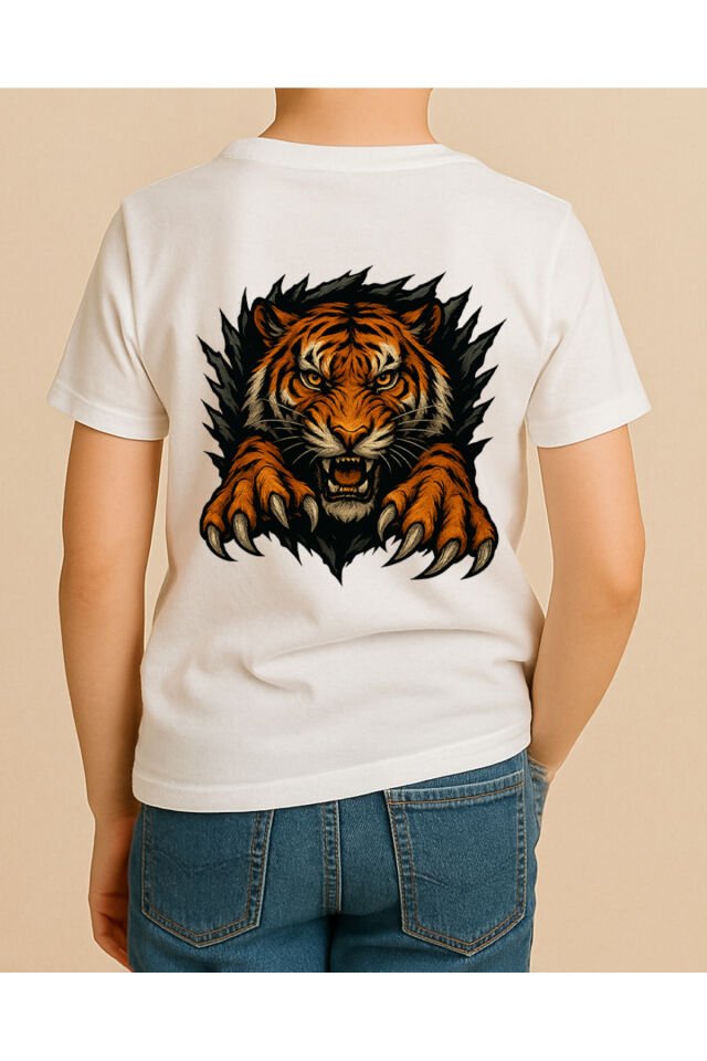 Tişört Unisex Çocuk (Kaplan)