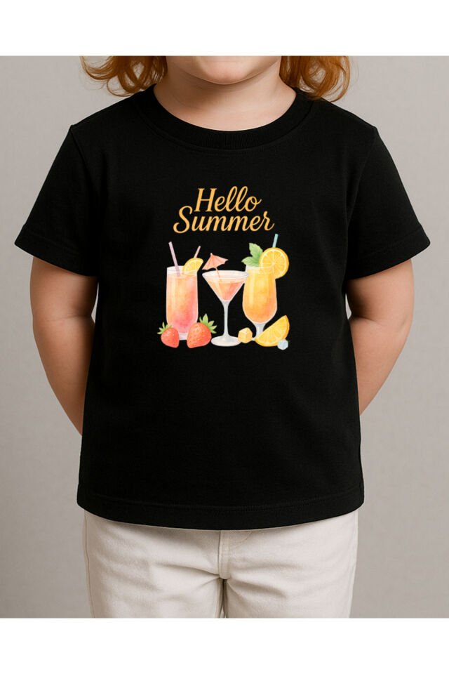 Tişört Unisex Çocuk (Kokteyl)