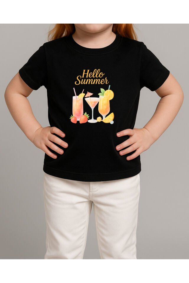 Tişört Unisex Çocuk (Kokteyl)