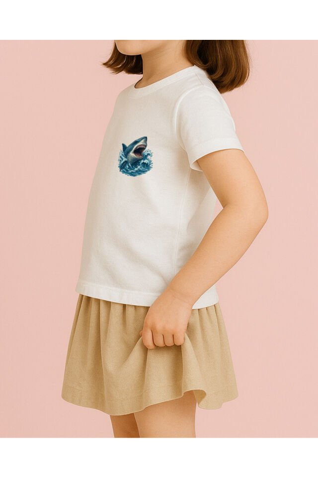 Tişört Unisex Çocuk (Köpek Balığı)