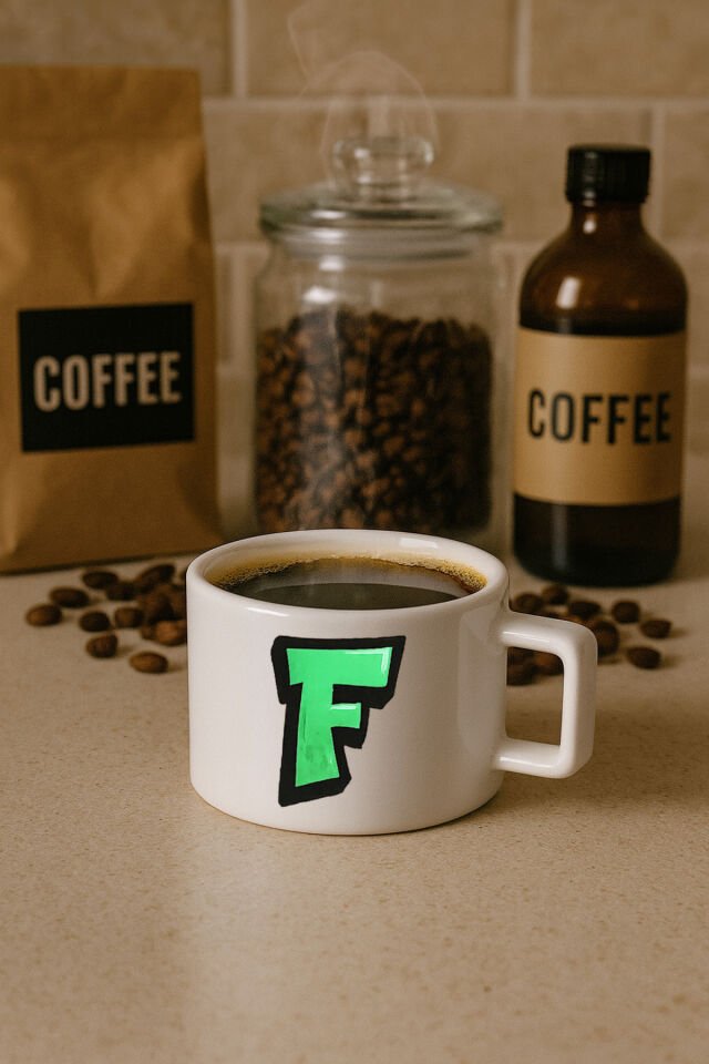Harf Baskılı Kahve Kupası