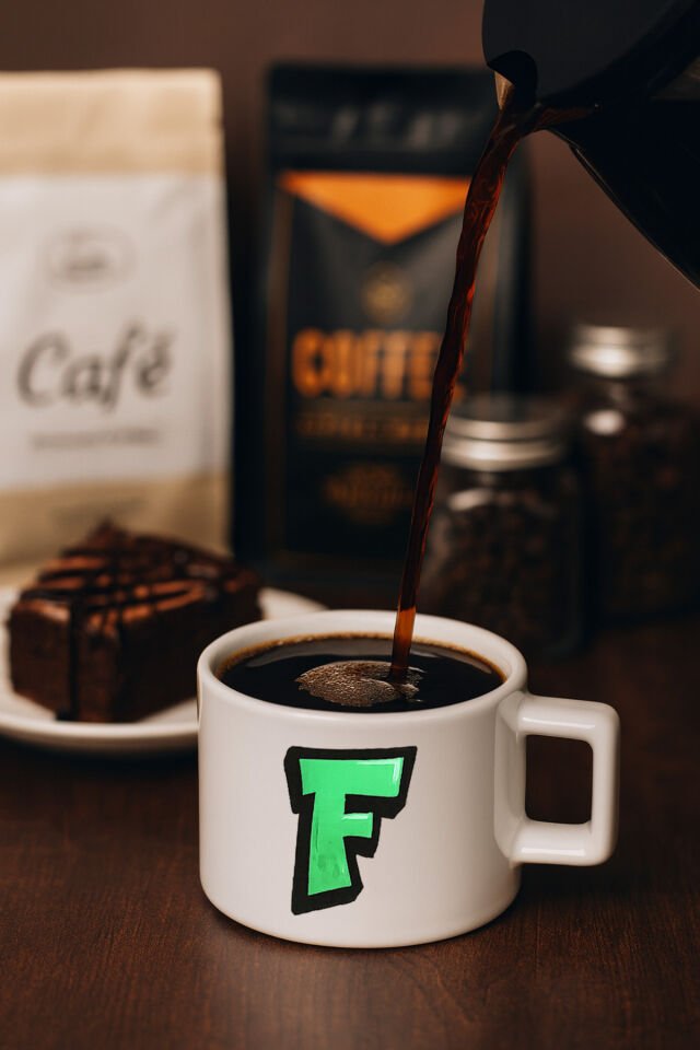 KAHVE KUPASI HARF BASKILI