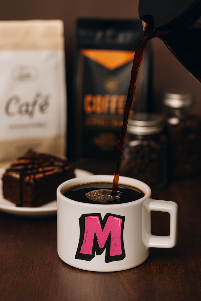 KAHVE KUPASI HARF BASKILI