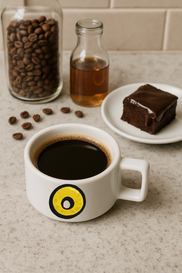 Harf Baskılı Kahve Kupası