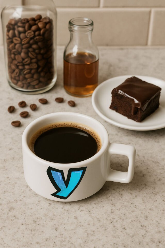 Harf Baskılı Kahve Kupası