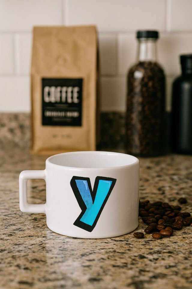 KAHVE KUPASI HARF BASKILI