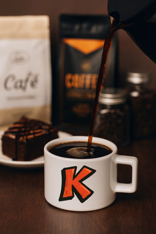 Harf Baskılı Kahve Kupası