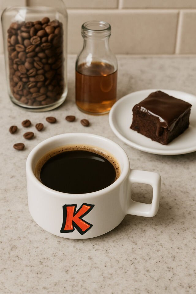 Harf Baskılı Kahve Kupası