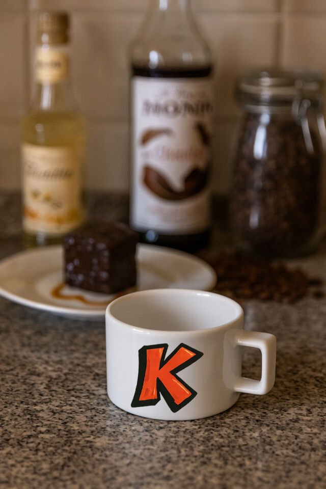 Harf Baskılı Kahve Kupası