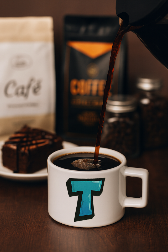 KAHVE KUPASI HARF BASKILI