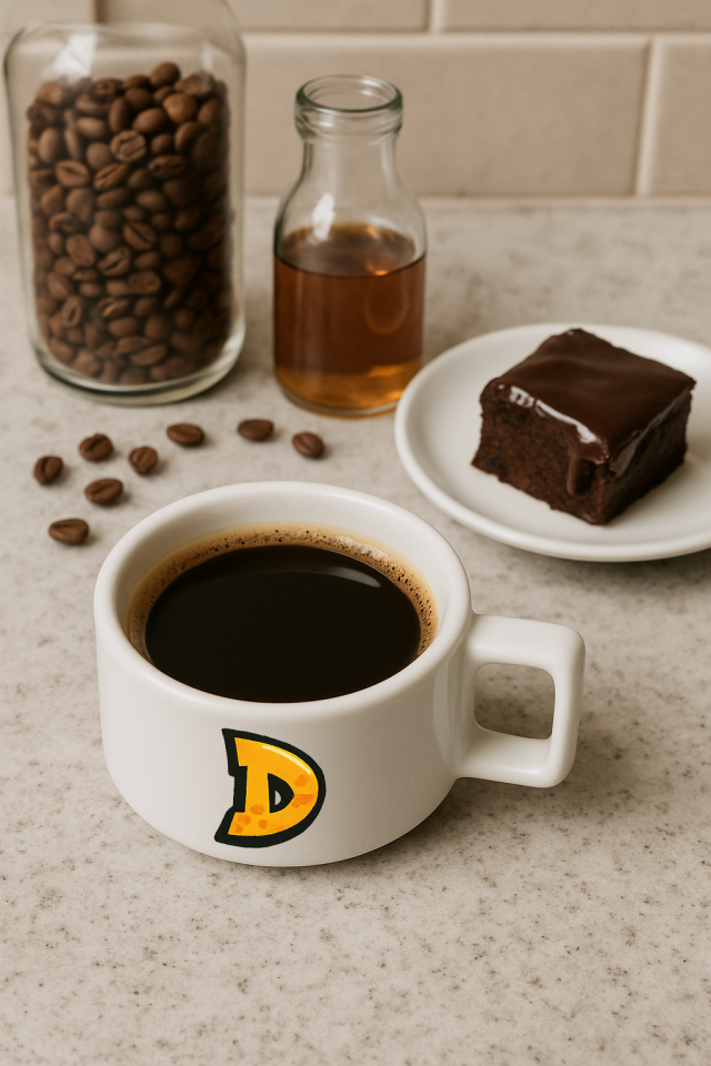 Harf Baskılı Kahve Kupası