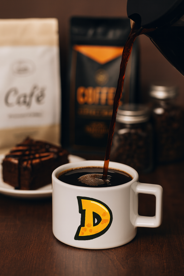 Harf Baskılı Kahve Kupası