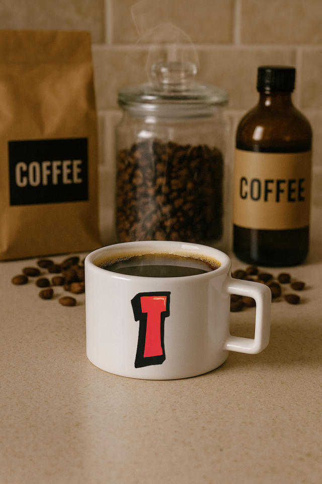 Harf Baskılı Kahve Kupası