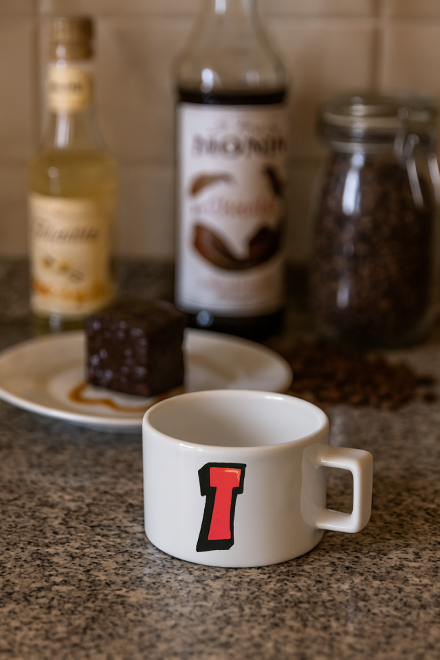 Harf Baskılı Kahve Kupası